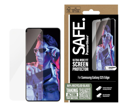 Szkło i folia ochronna PanzerGlass Ultra-Wide Fit do Samsung Galaxy S25 Edge
